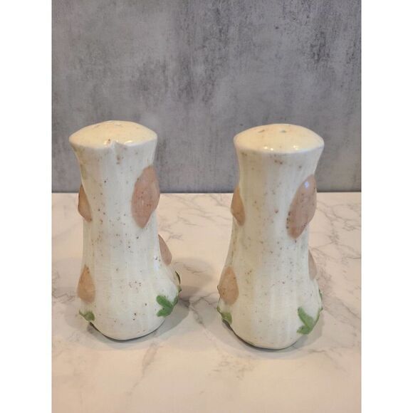 Mushroom Spoon or Tea Rest, Salt Pepper Shakers Retro Kitsch, Novelty Speckled - Picture 7 of 12